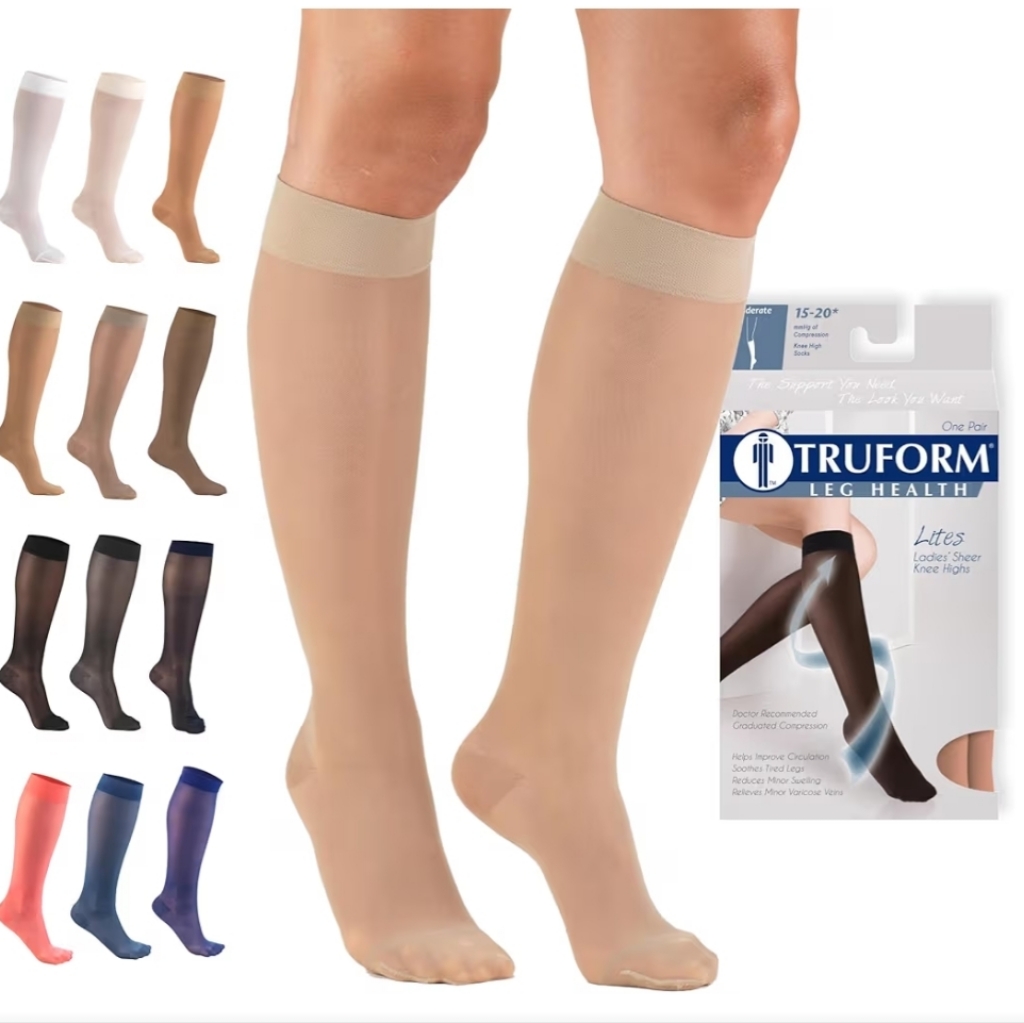 Truform Leg Health Medical Compression Stockings Full Sock MenWomen  Nib